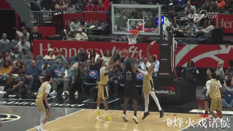 萨尔19+6麦科勒姆17分 奇才主场狂胜篮网 萨尔19+6麦科勒姆17分 奇才主场狂胜篮网